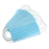 Buy cheap Earloop Procedure Masks 3 Ply Disposable Face Mask Blue And White from wholesalers