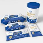 MSDS Certified Medical Disposable Antibacterial Wet Wipes with 99.9% Sterilizing