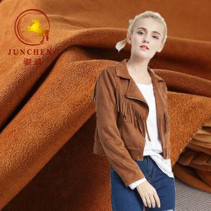 China China factory wholesale suede fabric for winter coat factory