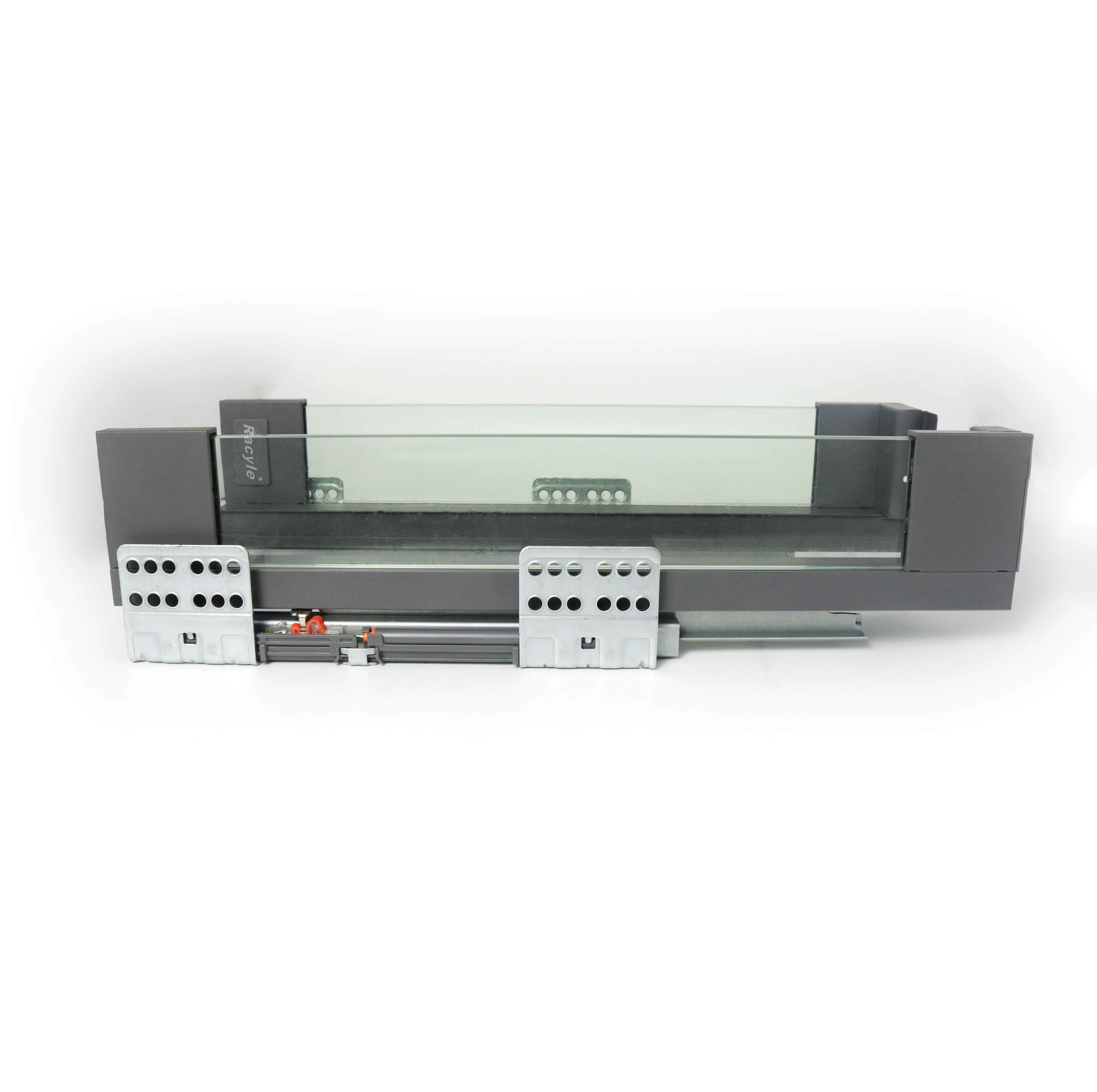 Damping Buffer Hidden Drawer Slides, Stainless Steel Furniture Replacement Parts