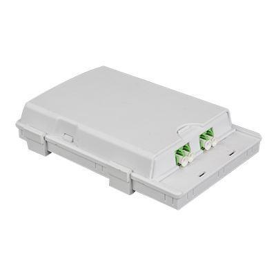 China 2 Core Fiber Optic Wall Outlet Box , FTTH Termination Box Free Sample Available factory