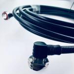 1/2 Superflex 7/16 DIN Male Right Angle To 4.3/10 Male Right Angle Jumper Cable