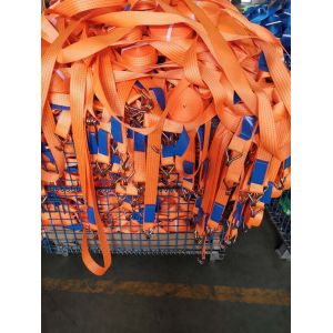 China 50mm 5t Ratchet Tie Down , Ratchet Lashing Accroding To En12195-2standard factory