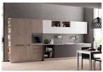 16 / 18mm Italian Faction Modern Plywood Kitchen Cabinets Grey And White