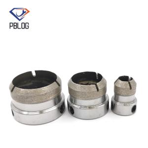 China Factory wholesale Sintered Glass ceramic slate drill Diamond raw material drill bit factory