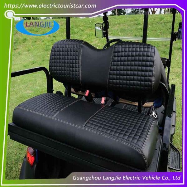 China Club Car DS Golf Car Cushion And Backrest Leather Cover Checkered Pattern Component factory