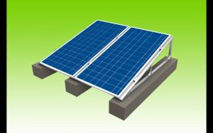 China Roof Mounting Brackets Versatile Fast Installation Ballasted Solar Mounting Systems Pre - Assembled factory