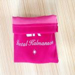 Custom Logo Cosmetic Jewelry Washable Velvet Drawstring Bag