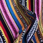 Loose Clothes Jacquard Woven Fabric 7s 340gsm Free Stripe Pattern Fabric