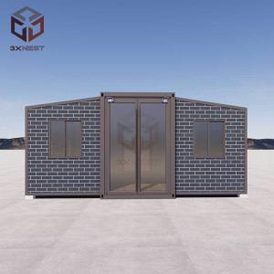 China 2200mm W Foldable Tiny House Container Mobile Home Hurricane Proof factory