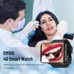 DM100 Smartwatch Sim Card 4G Camera GPS WIFI Smart Watch 500MP HD Camera Battery