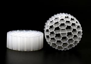 China High Surface Area MBBR Bio Media White Virgin HDPE Material Energy Saving factory
