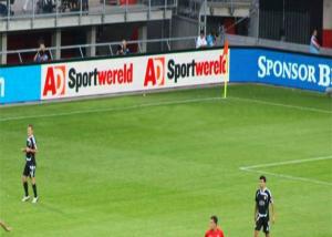 China Perimeter Football Basketball P10 100m Outdoor Full Color LED Display factory