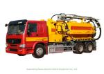 Industrial 16 Cbm Combination Jetting Vacuum Truck / Sewer Cleaning Vehicles