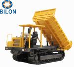 1T - 10T Rubber Track Dump Truck , Yunnei Engine 76kw Compact Dump Truck