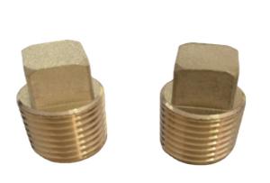 China 3/4&quot; NPT Male Brass Head Solid Brass Plug Fitting factory