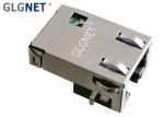 90° Magnetic Offset RJ45 Connector Assembly Tab Down 10 / 100 / 1000 Base - T
