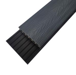 China Embossed Waterproof Garden Decoration Co Extrusion WPC Decking Floor Slip Resistance factory