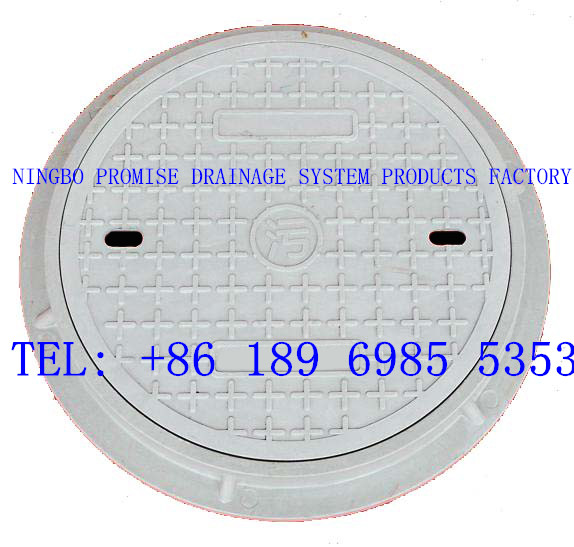 China D400 Round FRP/GRP manhole cover factory