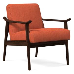 China Nordic Solid Wood Fabric Upholstered Living Room Sofa Chair with Contemporary Design factory