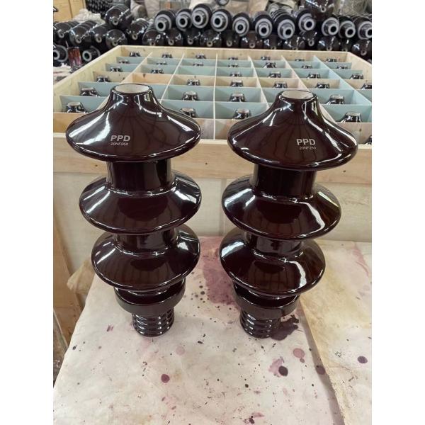 China DIN42531 Brown Porcelain Transformer Bushing OEM Available factory
