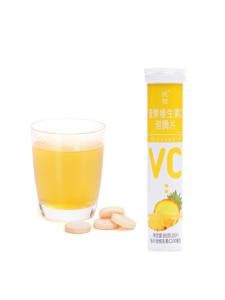 China Immune Support Vitamin C Effervescent Tablets With Pineapple Flavor 4g/ Tablet factory