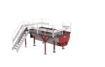 400mm Diameter 10m3 Chicken Waste Rendering Plant