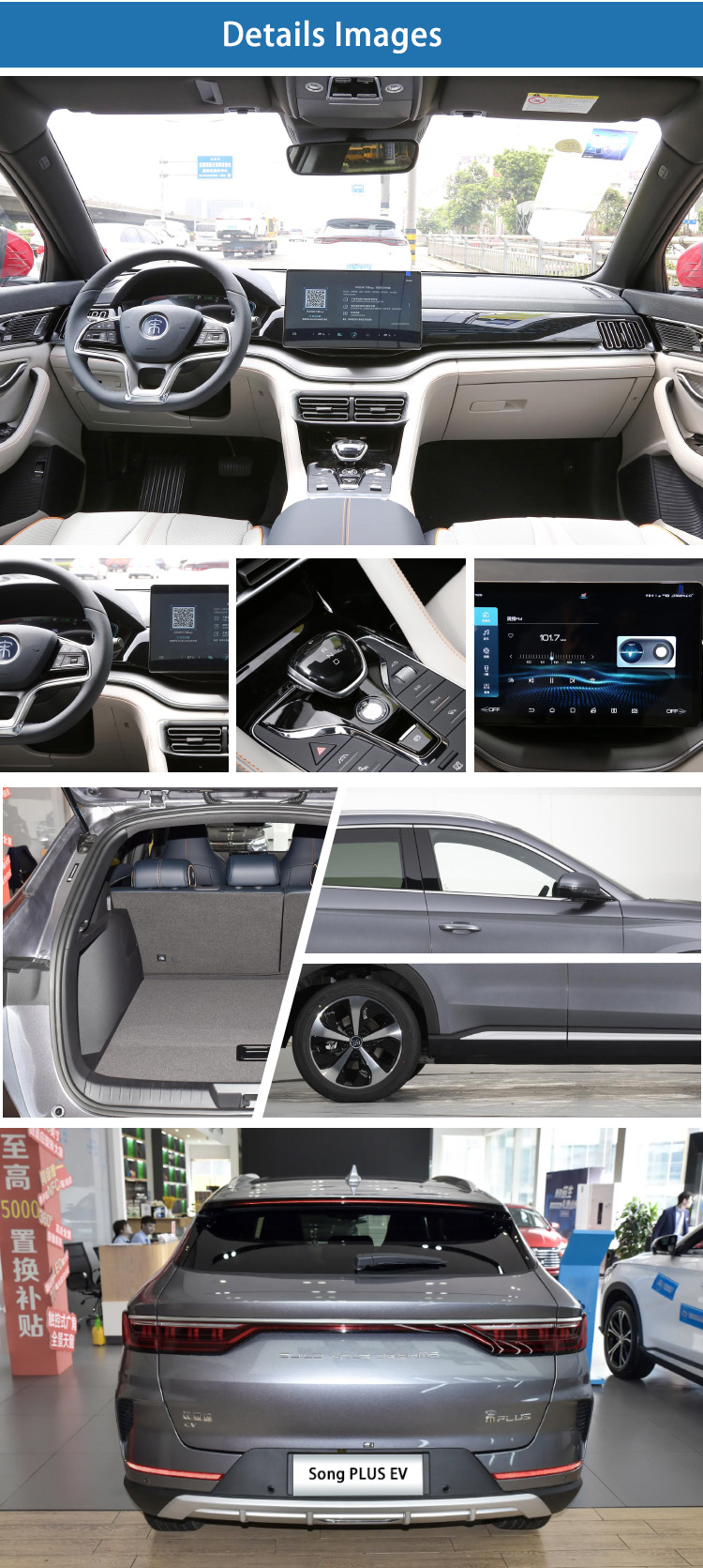 EV Plug In Hybrid Compact SUV 2021 Safety Electric BYD Song Plus