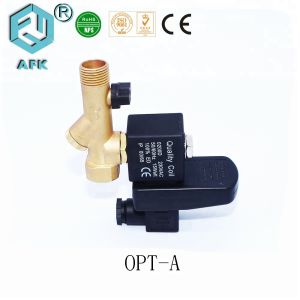 Automatic 1/2" Drain Solenoid Valve With Timer Material Flame Retardant ABS