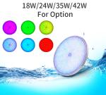 18W Resin Filled LED PAR56 Pool Light Flat Slim Multipurpose