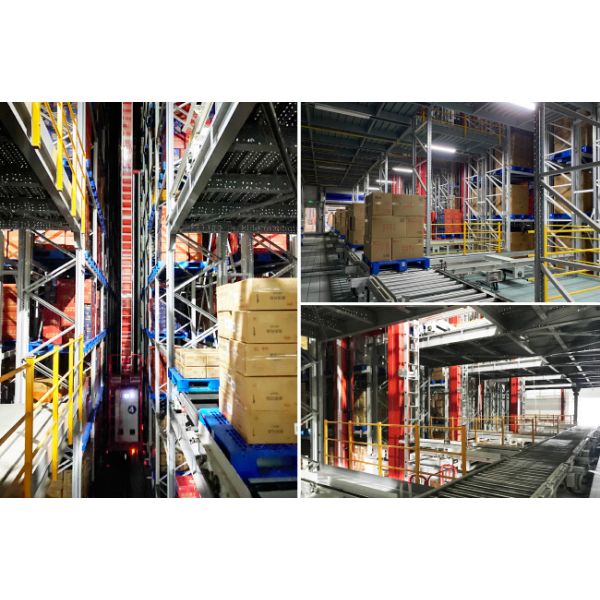 Integrated Logistics Center Pallet Stacker Crane ASRS Automated Shuttle Storage System