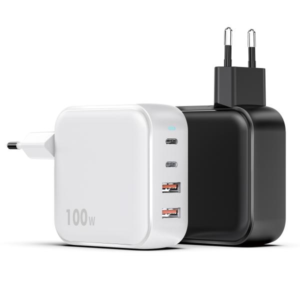 100W Fast Charging Station – Dual USB-A + Dual USB-C | Charge 4 Gadgets