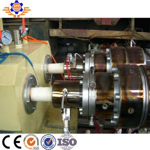 China 180-450Kg/H Pressure PVC Pipe Extrusion Line Adjustable Cutting Speed Max 63mm Cutting Pipe factory