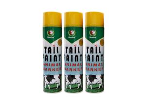 China Acrylic Yellow Cattle Animal Marking Paint No Harm To Skin Fading - Resistant factory