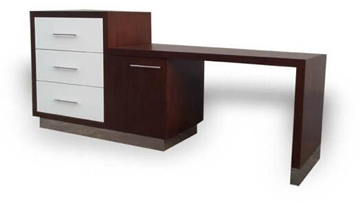 wooden wiring desk with dresser unit ,Hospitality casegoods,HOTEL FURNITURE DK
