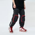 Autumn Mens Leisure Pants / Loose Cargo Trousers Military Style For Men