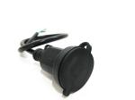 American standard 3pin black extension power cord female plug 0.5m-10m copper