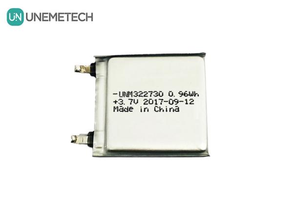 Customized Rechargeable Polymer Lithium Batteries / 3.7V 260mAh 322730 Li-Po