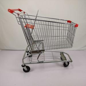 China American 210L Warehouse Shopping Trolley Carbon Steel Super Large Shopping Cart factory