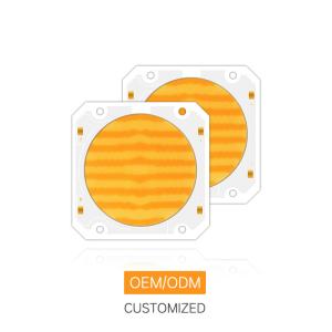 China Dual Color COB 6060 Bi Color LED COB Widely Range Color DC 205V 300w+300w LED COB Chip factory