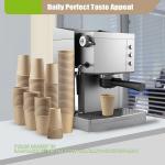 Bamboo fiber paper cups 12 OZ For Hot Beverages-Disposable Coffee Cups