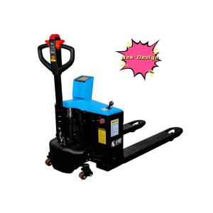 China CE Certified Hydraulic Li Ion Pallet Truck With Weighing Scale 750W Drive Motor factory