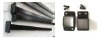 Customized Black Zinc Steel Metal Garrison Fence Panels Maintenance Free