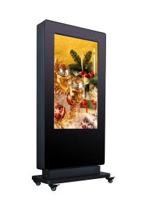 China High Brightness TFT LCD Totem Digital Signage Stand Alone 49 Inch factory