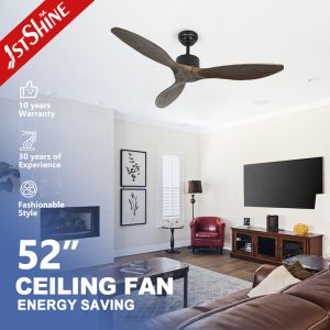 52 Solid Wood Decorative Ceiling Fan Remote Control/Wall Control/APP/WIFI Operation
