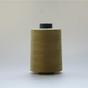 China Brown 60TEX Meta Aramid Sewing Thread For Sewing factory