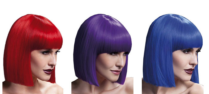 High Temperature Synthetic Cosplay Wigs , Red Boy Cosplay Wigs