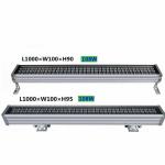 Three Rows LED wall washer lamp Powerful outdoor waterproof linear light floor