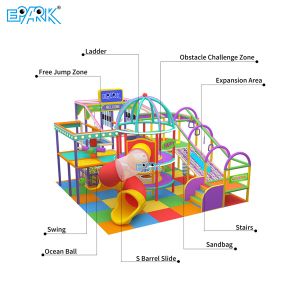 Toddler Plastic Jungle Playground for Kids Commercial Playground Equipment