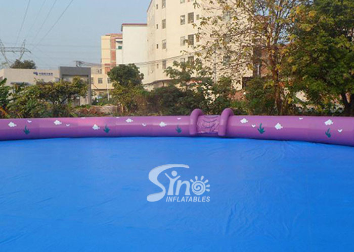 20m dia. outdoor giant inflatable water pool for kids N adults water park entertainment